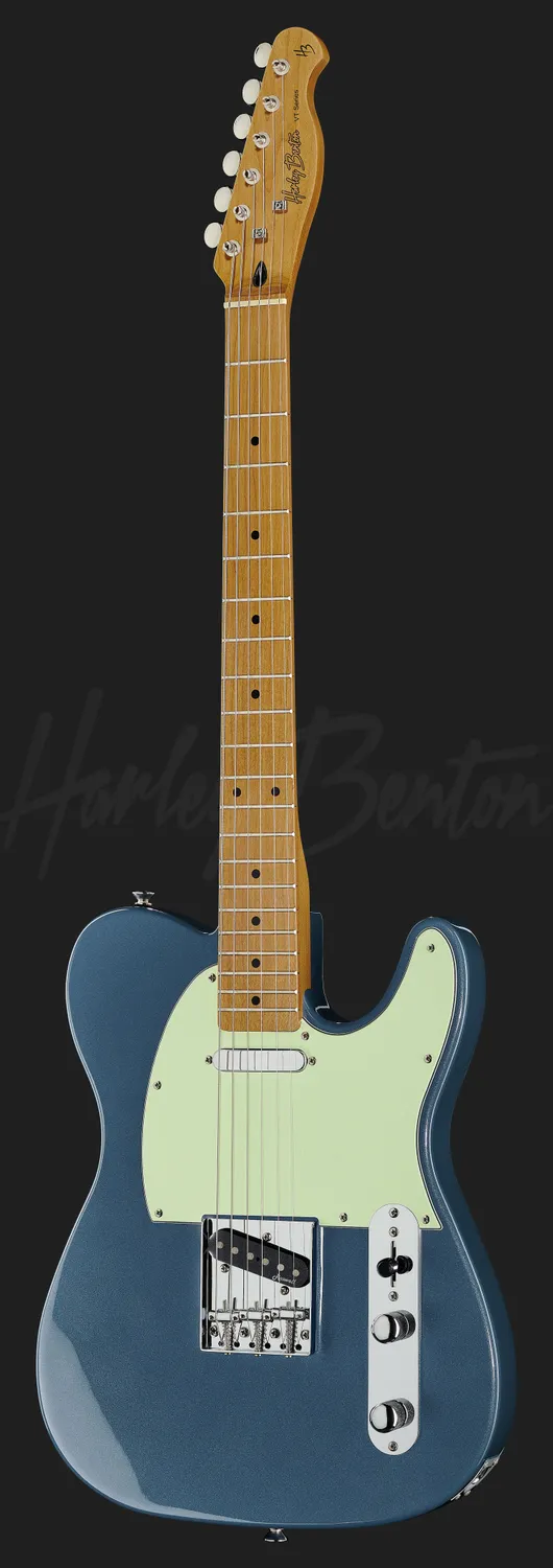 Harley Benton Classic Series TE-62CC LPB E-Gitarre Lake Placid