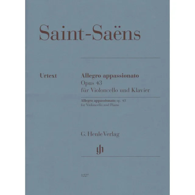 Henle Saint-Saëns Allegro Appassionato op. 43 Noten Cello Urtext