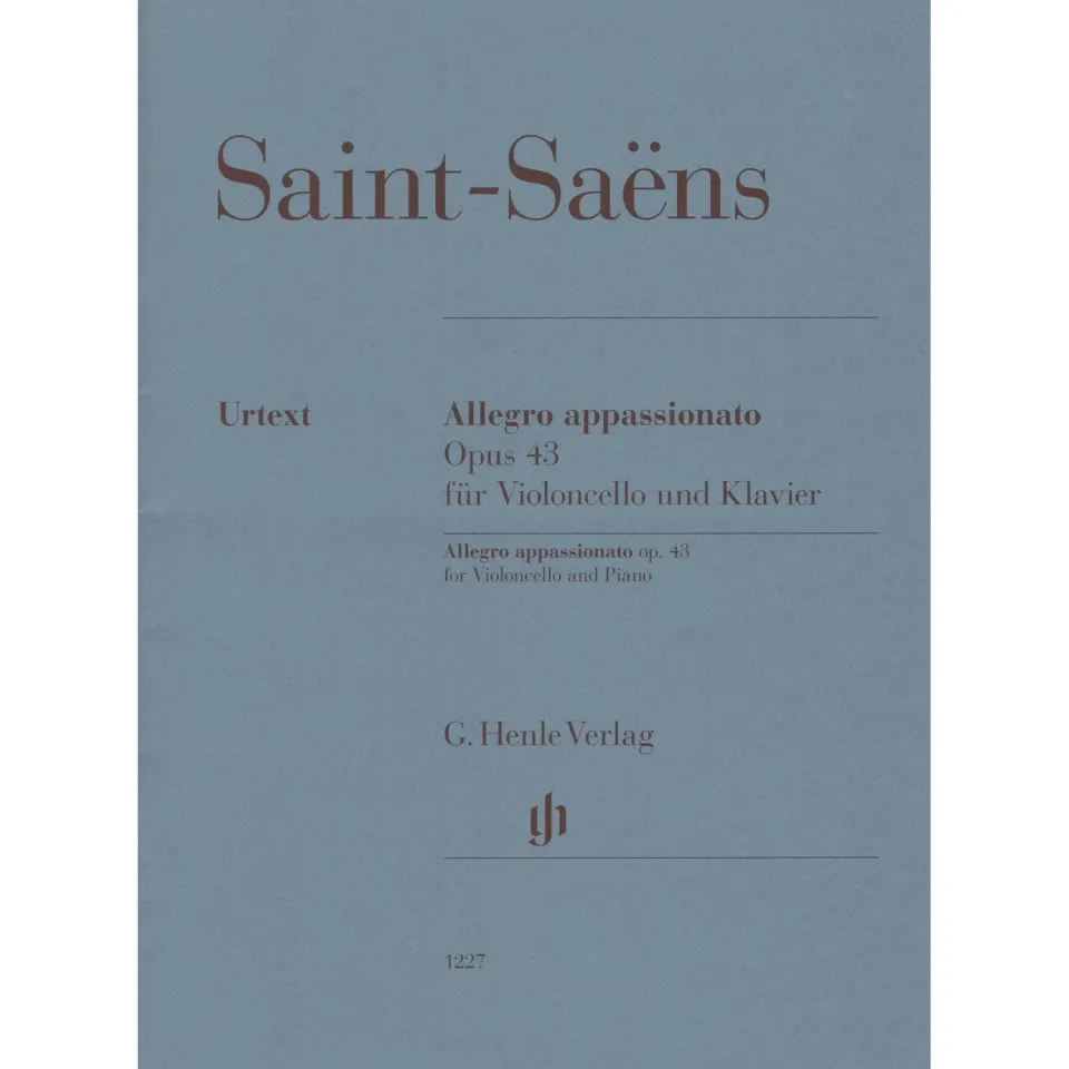 Henle Saint-Saëns Allegro Appassionato op. 43 Noten Cello Urtext