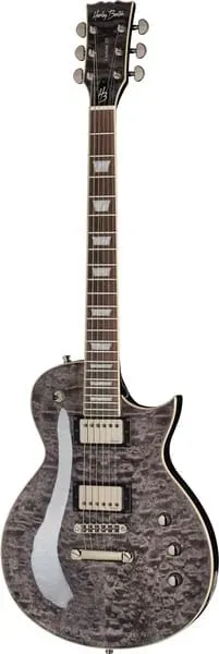 Harley Benton Vintage SC-Custom III E-Gitarre Quilt Midnight