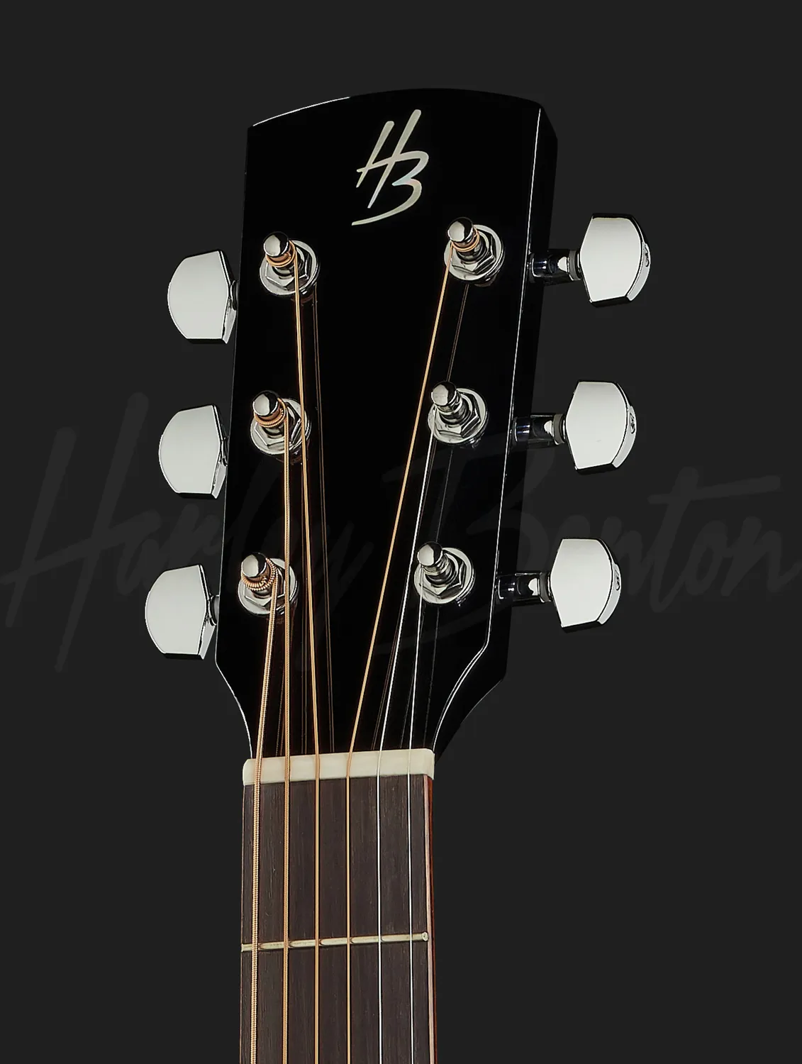 Harley Benton CLA-16SCE Westerngitarre schwarz elektro