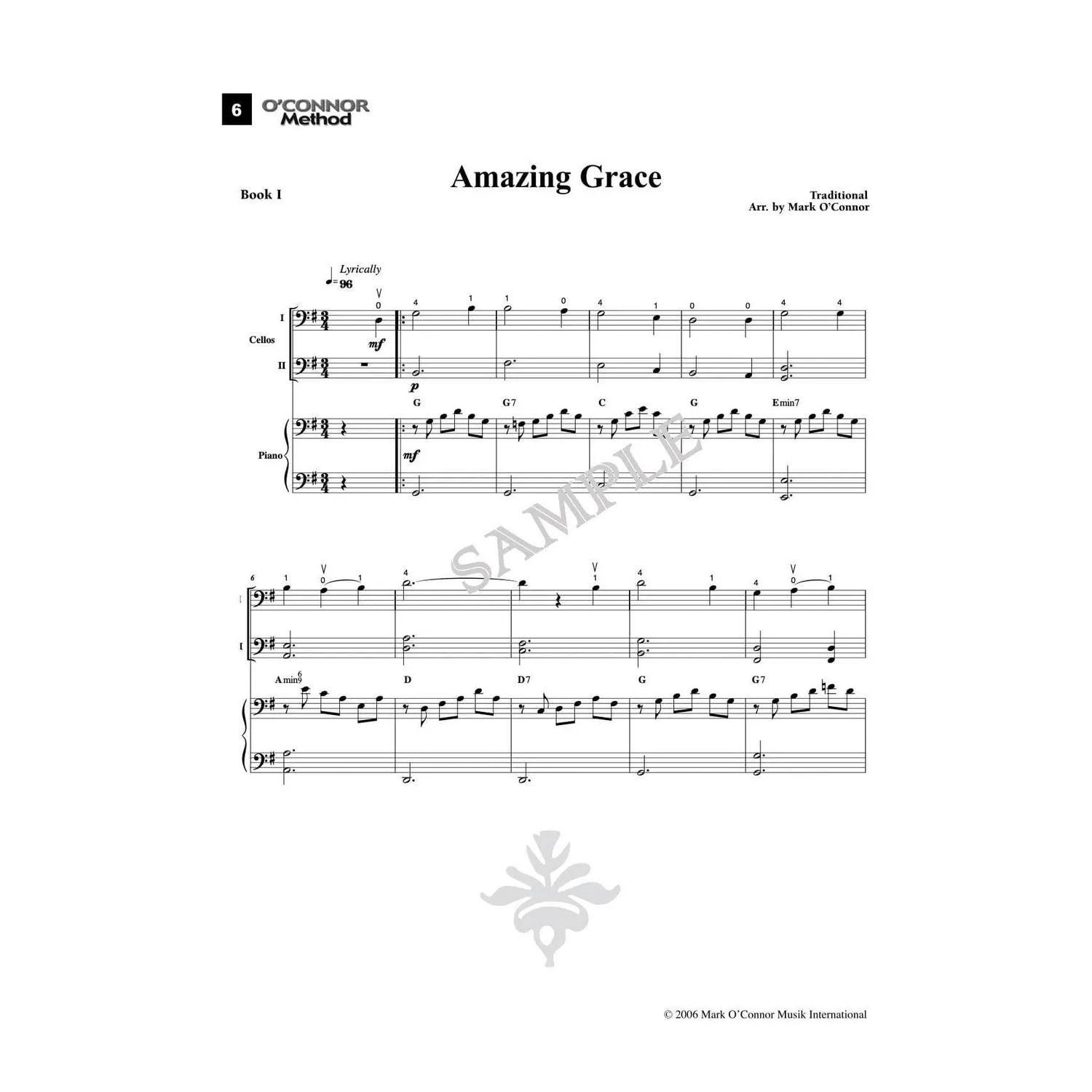 OConnor Cello Method Book 1 Klavierbegleitung Download