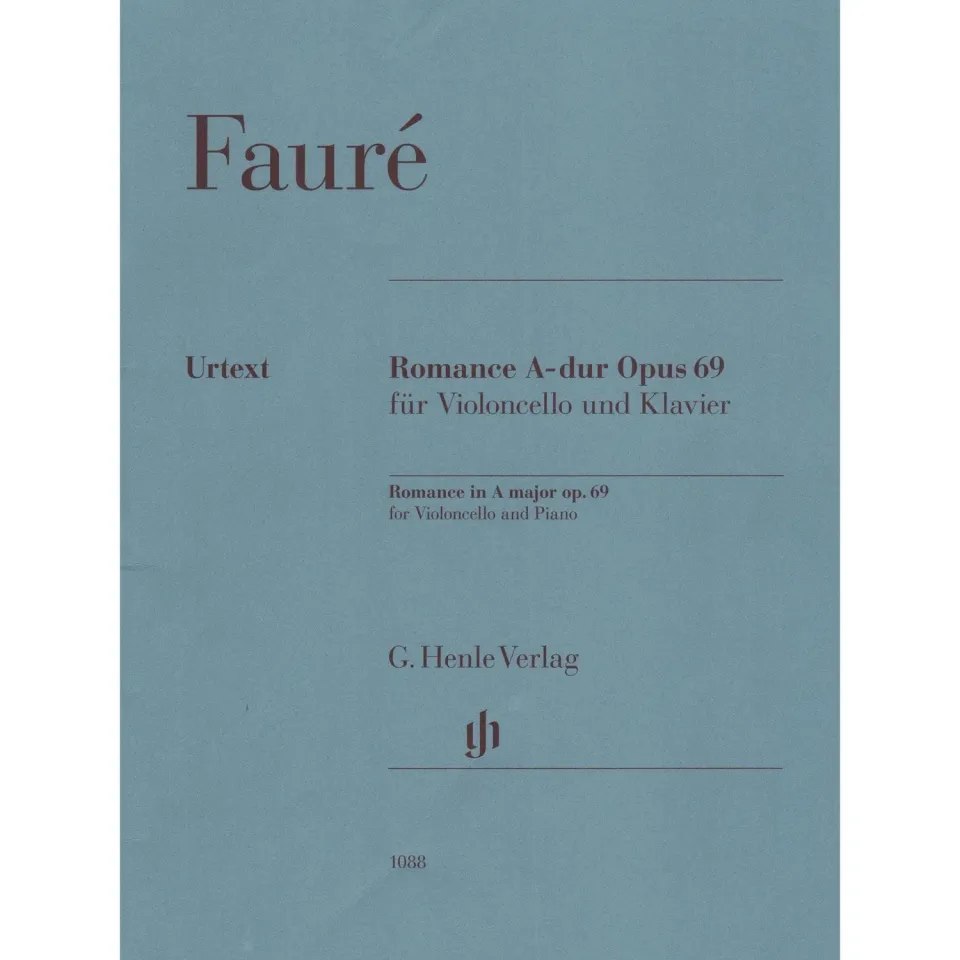 Henle Fauré Romance Op 69 Cello Noten Klavierauszug