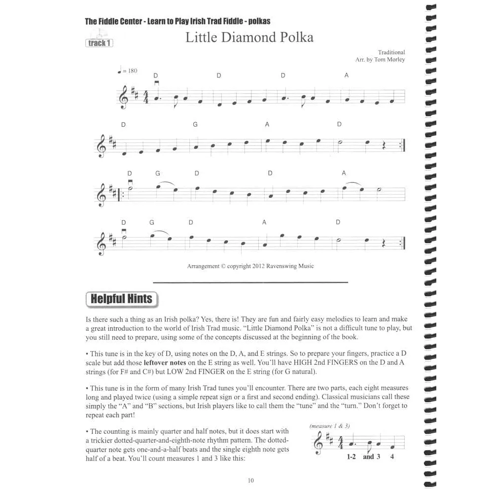 Tom Morley Learn to Play Irish Trad Fiddle Notenbuch mit CD