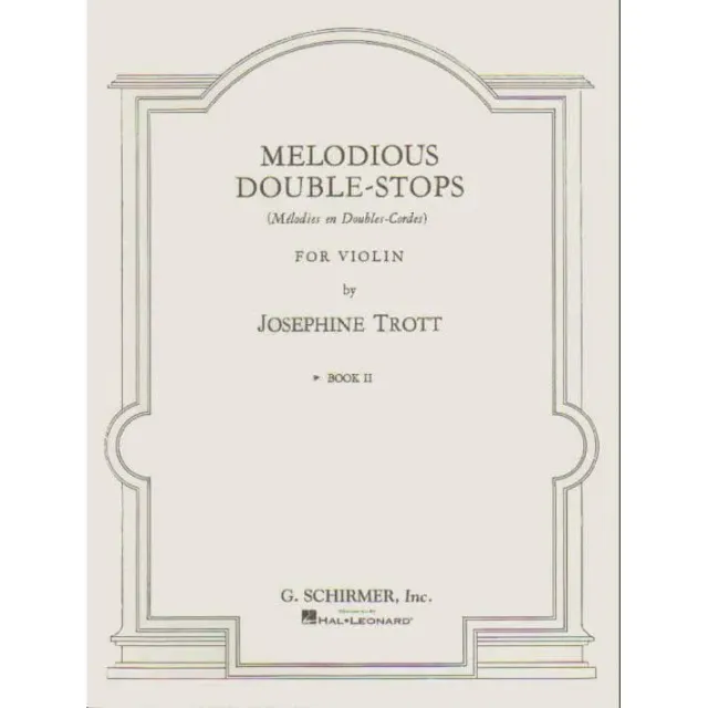 Trott Melodious Double-Stops 2 Violine Doppelgriffe