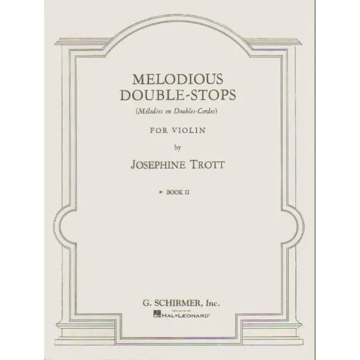 Trott Melodious Double-Stops 2 Violine Doppelgriffe