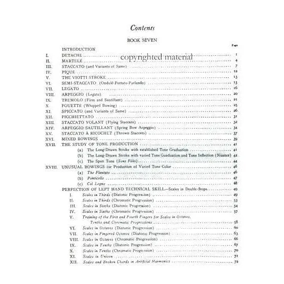 Shar Music Auer Graded Course Book 7 Violine Noten