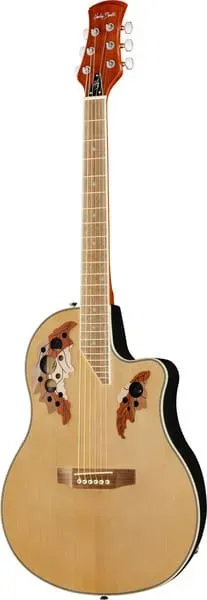 Harley Benton Custom HBO-850NT Westerngitarre Natural Elektro