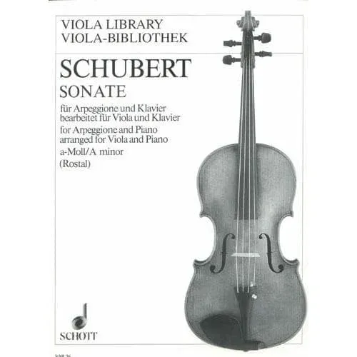 Shar Music Schubert Arpeggione D 821 Bratschennoten