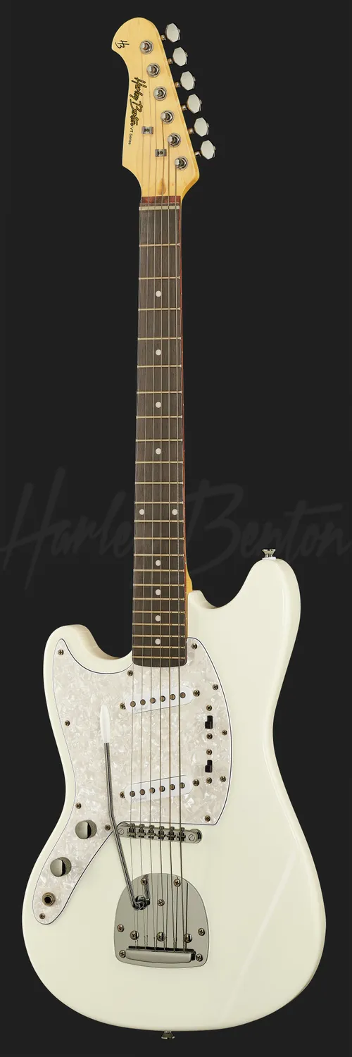 Harley Benton MS-60LH E-Gitarre Linkshänder Vintage White