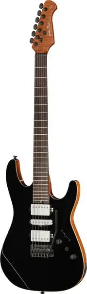 Harley Benton Fusion-IV HSH RW BM E-Gitarre Black Metallic HSH
