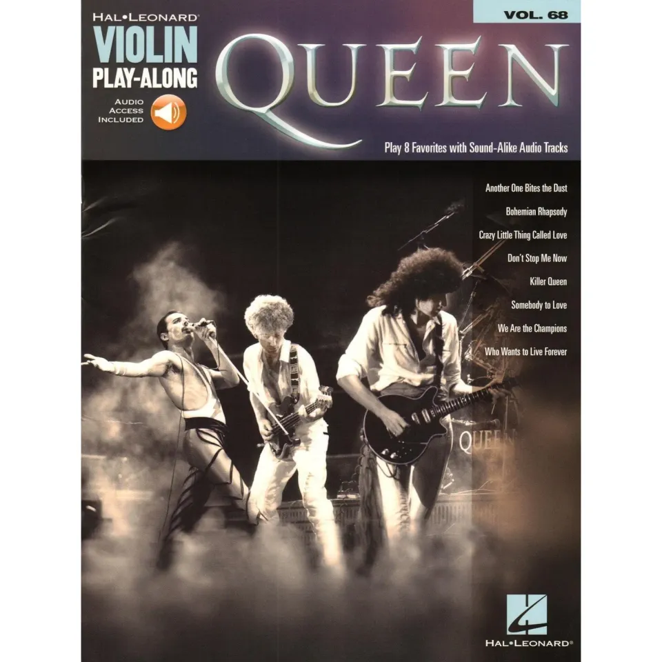 Hal Leonard Violin Play-Along Vol.68 Queen Noten 8 Hits