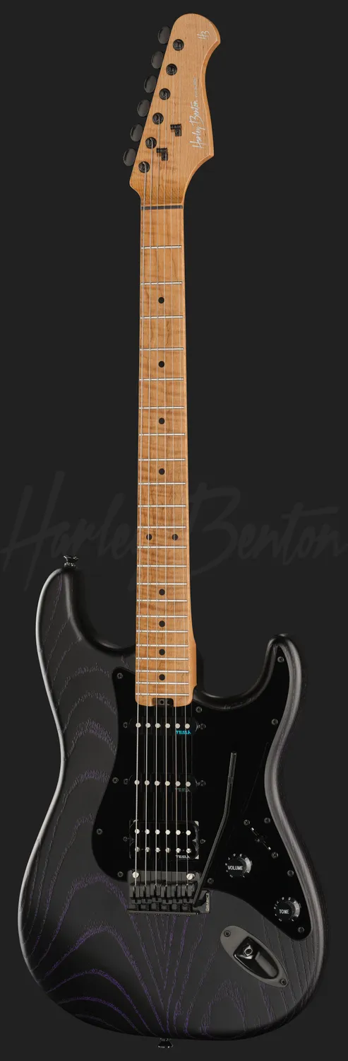 Harley Benton ST-Modern Plus MN HSS E-Gitarre Purple