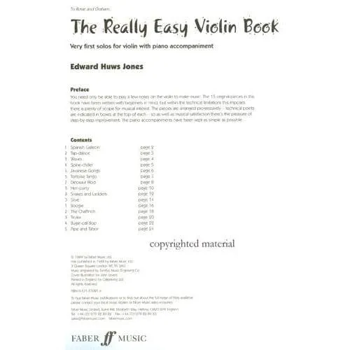Faber Music Really Easy Violin Book Noten Anfänger