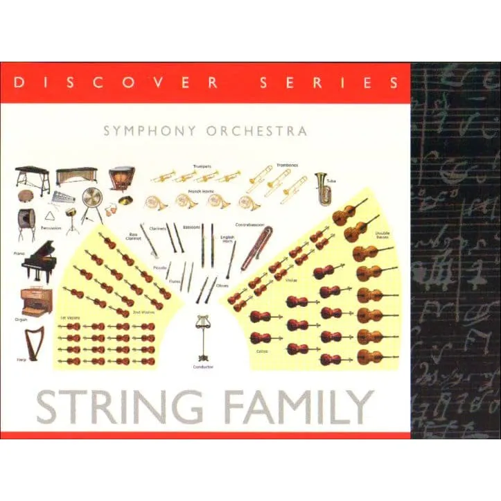 Hal Leonard Orchesterinstrumente Poster-Set 24-teilig