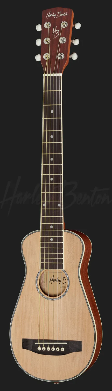 Harley Benton Custom Line Traveler Steel Reisegitarre mit Tasche