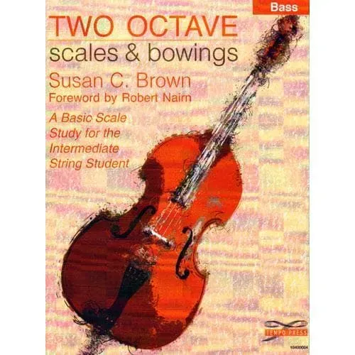 Shar Brown Two Octave Scales Bass Noten Heft