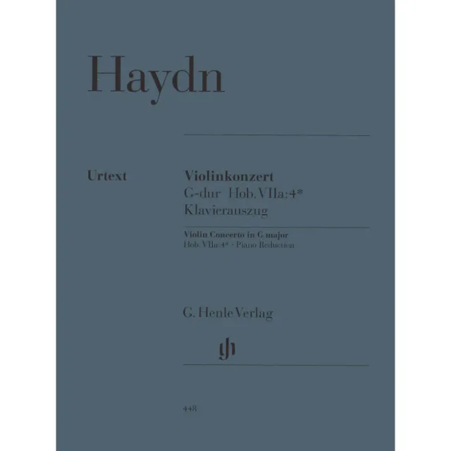 Shar Haydn Konzert G-Dur Violinnoten Hob VIIa:4 Henle