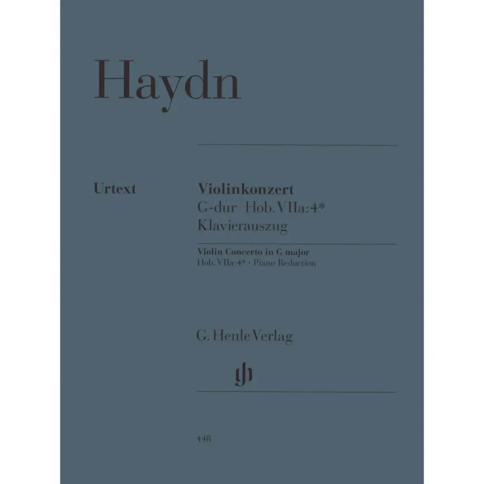 Shar Haydn Konzert G-Dur Violinnoten Hob VIIa:4 Henle