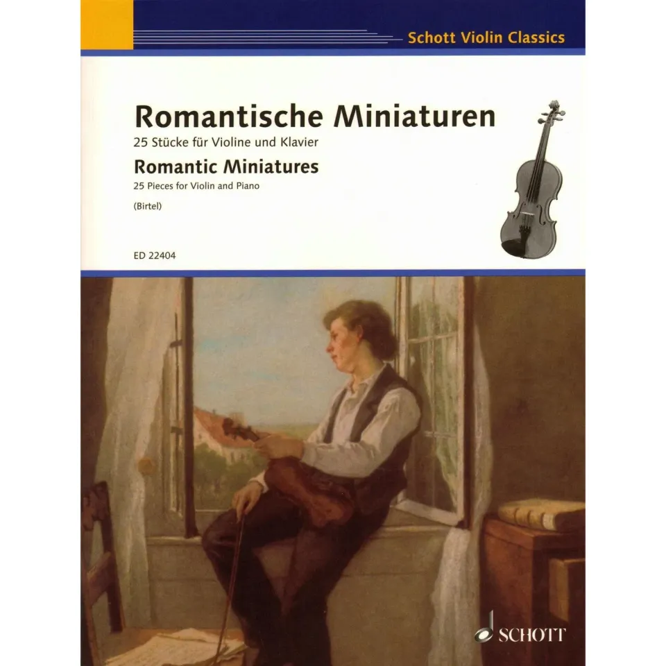 Schott 25 Romantische Miniaturen Violine Klavier Noten