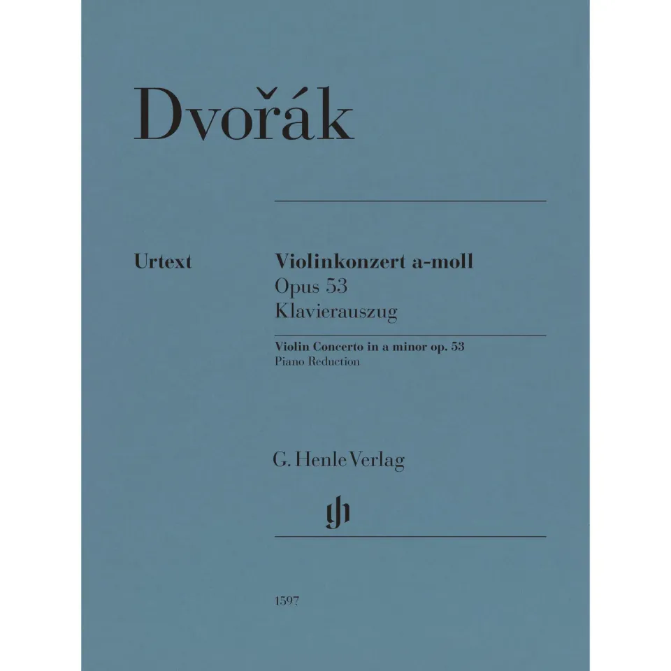 Henle Dvorak Violinkonzert a-Moll Op.53 Noten Klavierauszug