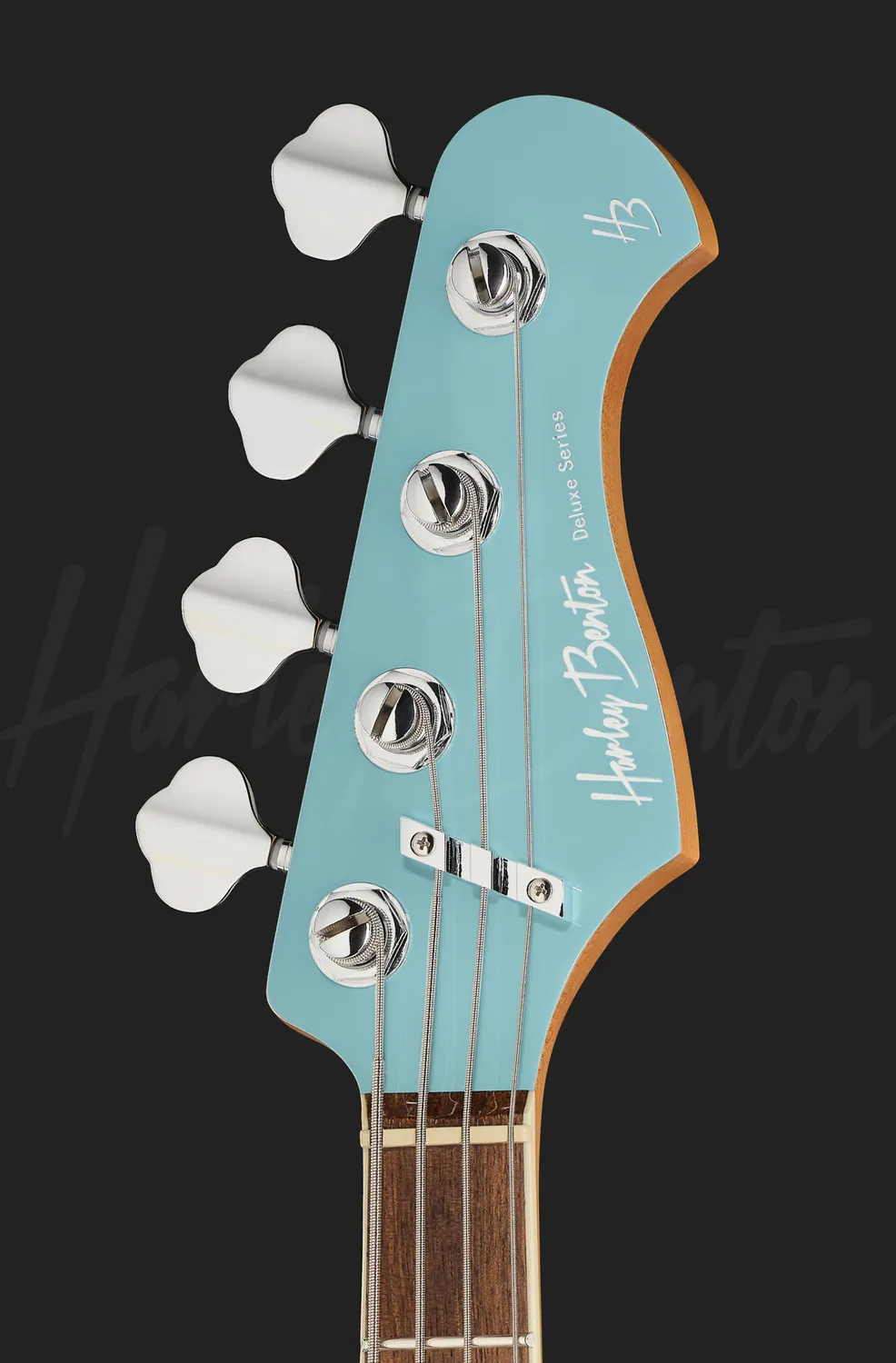 Harley Benton Pro MV-4MSB Shortscale Bass Daphne Blue