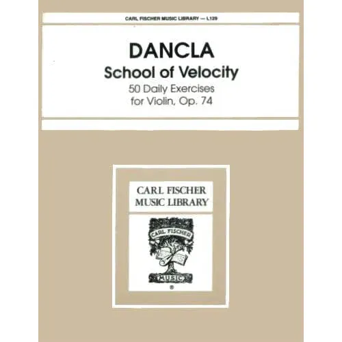 Shar Music Dancla School of Velocity op. 74 Violin-Etüden Saenger