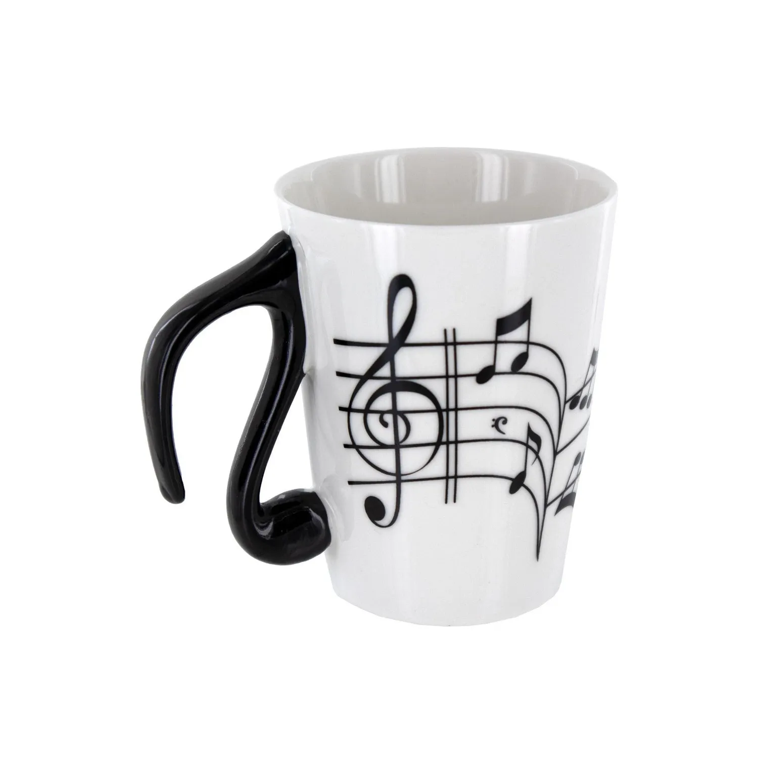 Shar Music Noten-Tasse abstrakt mit Untertasse Geschenk