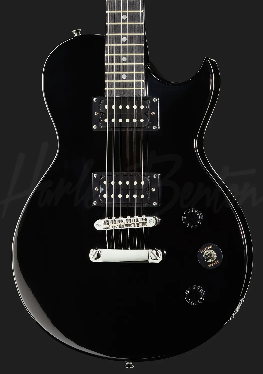 Harley Benton Vintage SC-200 SBK E-Gitarre Schwarz