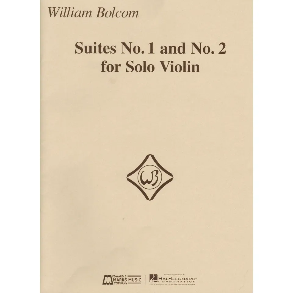 Shar Music Bolcom Suites Nr. 1+2 Noten Solo-Violine
