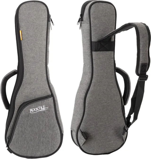 Rocktile UB-6122GY Gigbag Sopran-Ukulele Grau 55 cm