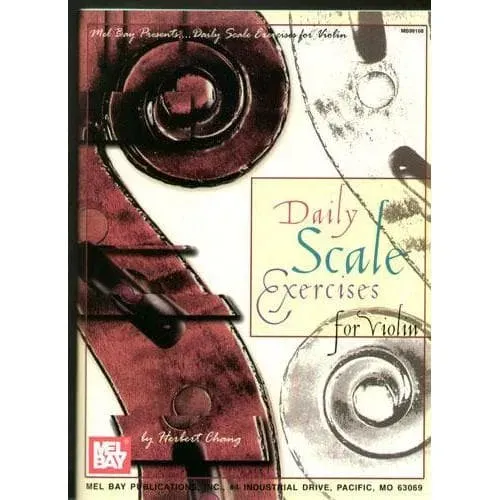 Chang Daily Scale Exercises Violin-Noten Mel Bay Tonleitern