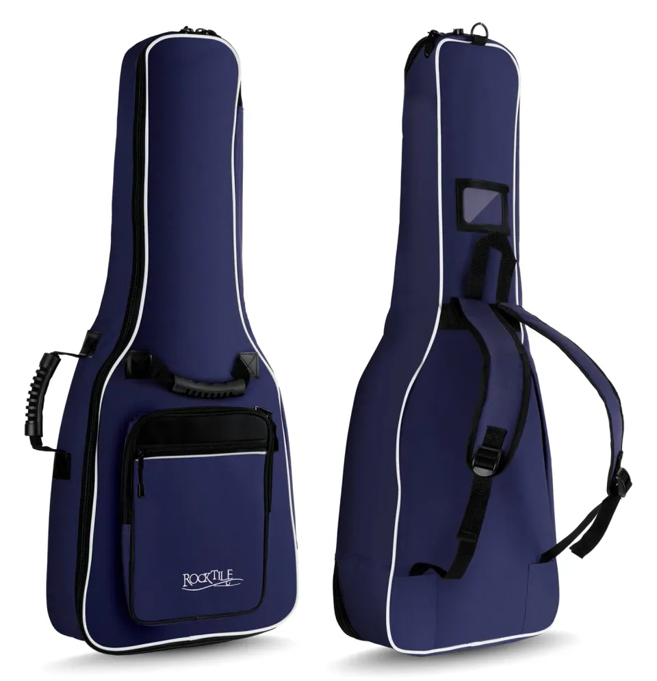 Rocktile 1/2 Klassik-Gitarrentasche Gigbag Blau gepolstert
