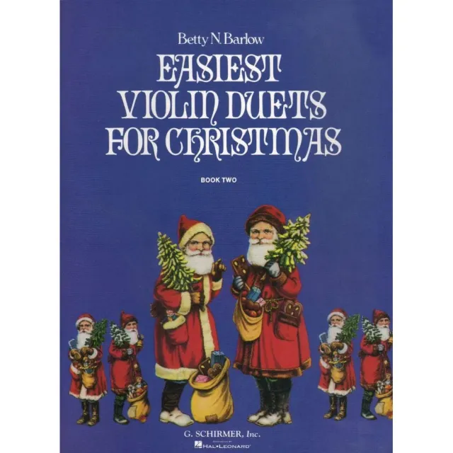 Schirmer Barlow Easiest Violin Duets Weihnachten 2 Noten