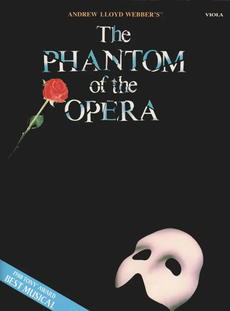 Hal Leonard Phantom of the Opera Viola Solo Noten 9 Songs