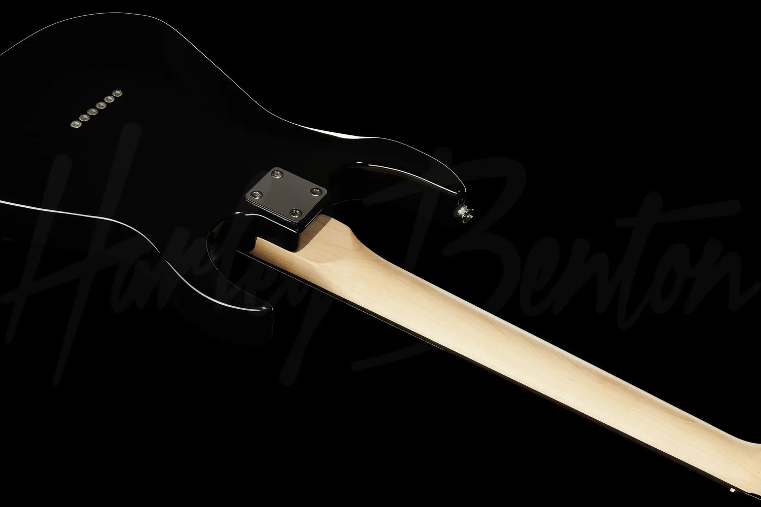 Harley Benton RG-Junior LH E-Gitarre Black Linkshand 3/4