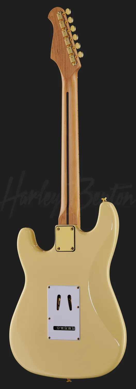 Harley Benton Classic ST-62DLX VW E-Gitarre Vintage White