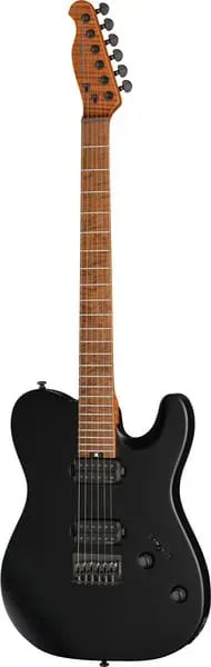 Harley Benton Fusion-T II EMG MN HT E-Gitarre Satin Black Hardtail
