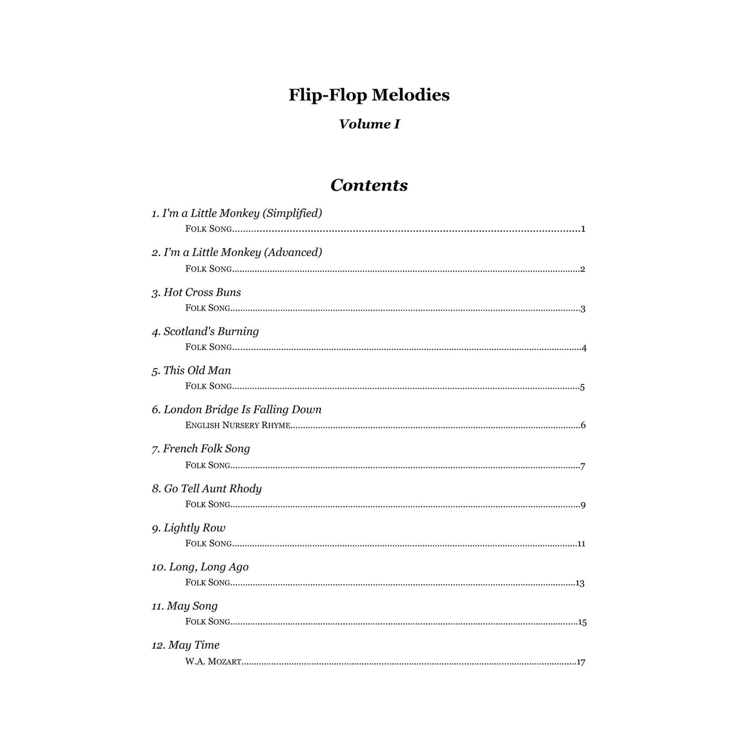 Yasuda Flip-Flop Melodies Noten Download Cello Violine Vol.1