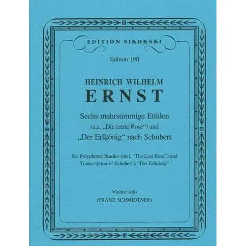 Shar Music Ernst Six Polyphonic Studies Noten Violine solo