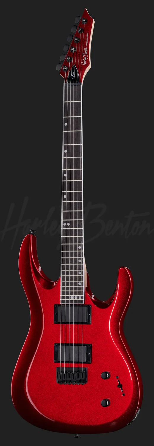 Harley Benton Rock R-446 E-Gitarre Blood Metallic High-Gain