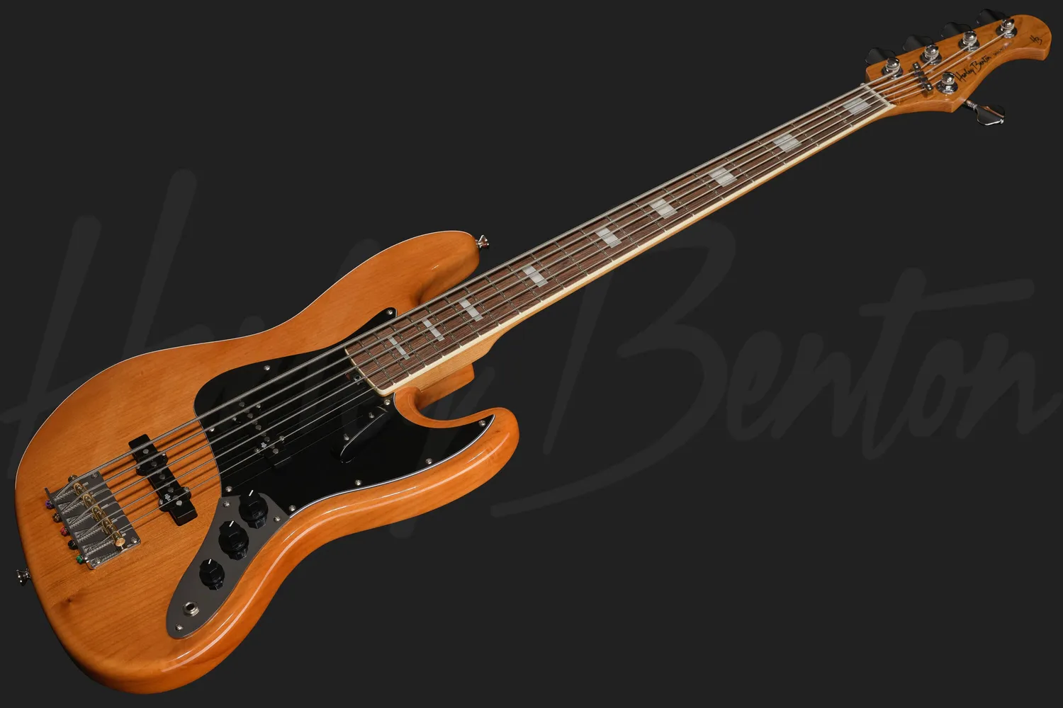Harley Benton Pro Series MV-5JB E-Bass Natural 5-saitig