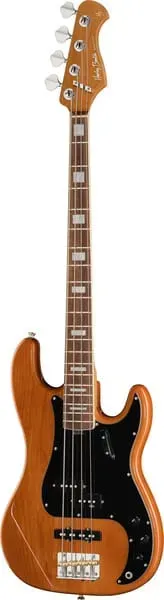 Harley Benton MV-4PJ E-Bass Natural PJ-Bestückung
