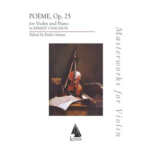 Chausson Poeme Op.25 Violine Klavier Noten Granat romantisch