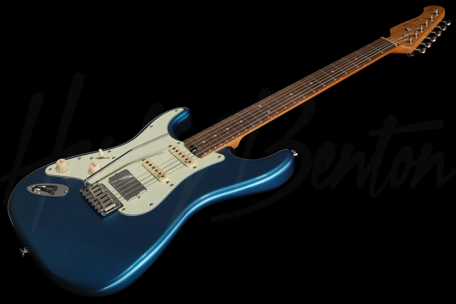 Harley Benton ST-Modern HSS E-Gitarre LH Lake Placid Blue