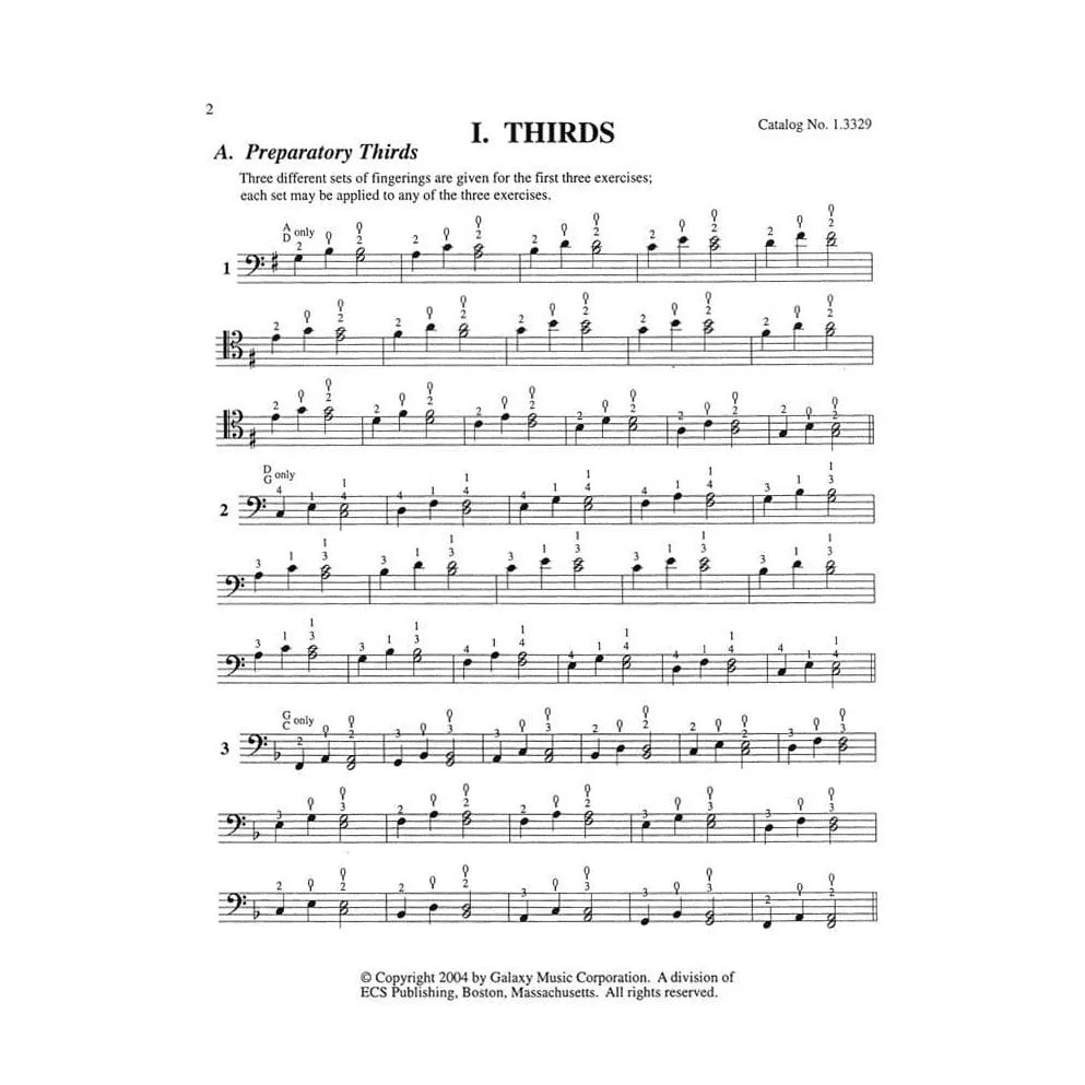 Shar Music Galamian Scale System Vol. 2 Noten Cello Doppelgriffe