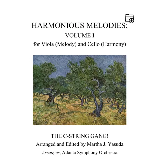 Yasuda Harmonious Melodies Bratsche Cello Noten Download Duo