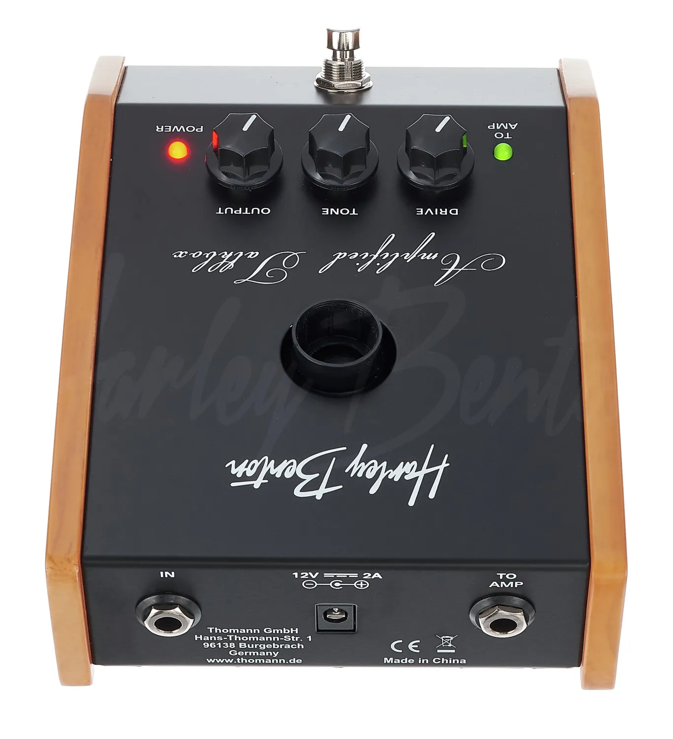 Harley Benton Standard Talk Box Effektpedal mit Drive-Regler