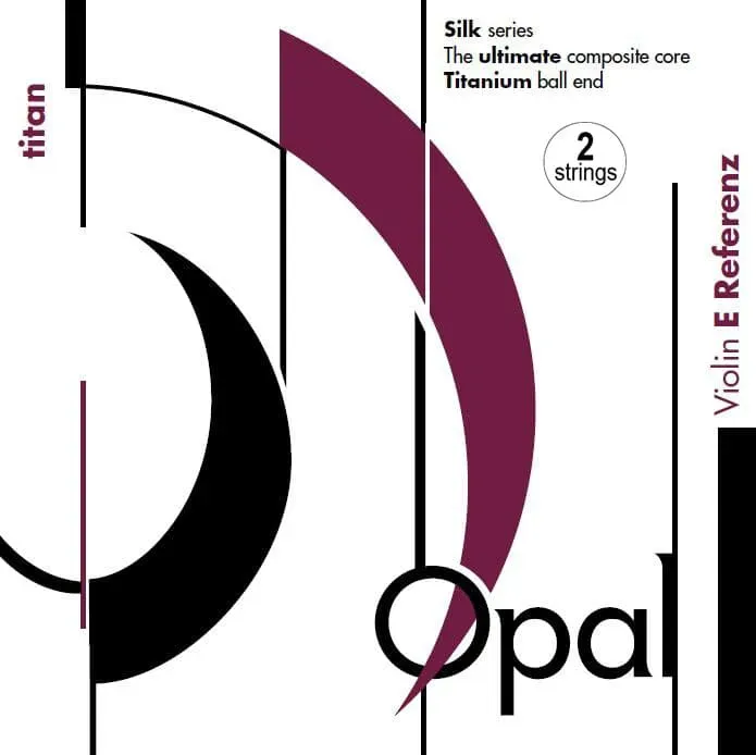 Opal Titan Referenz Violinsaite E 4/4 2er Pack Stahl