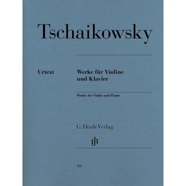 Henle Tschaikowsky Werke Violine Klavier Urtext Noten